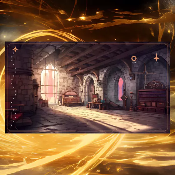 TINTENFÄNGER Kunststoff Playmat Magisches Schloss - Unspielbar