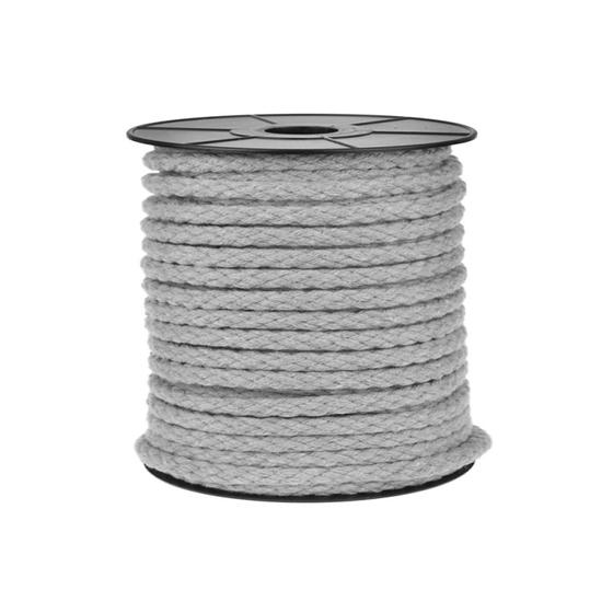 Kordel Baumwolle 7mm uni  - hellgrau