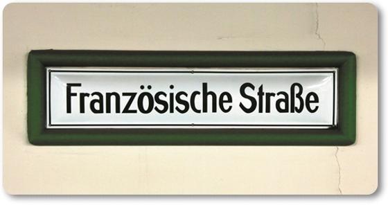 Französische Straße U-Bahnhof Magnet Souvenir Berlin - Geschenkidee von tom bäcker - U6 - Mitte - Friedrichstrasse - Gendarmenmarkt - Dom