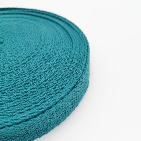 Gurtband Baumwolle 20 mm - petrol