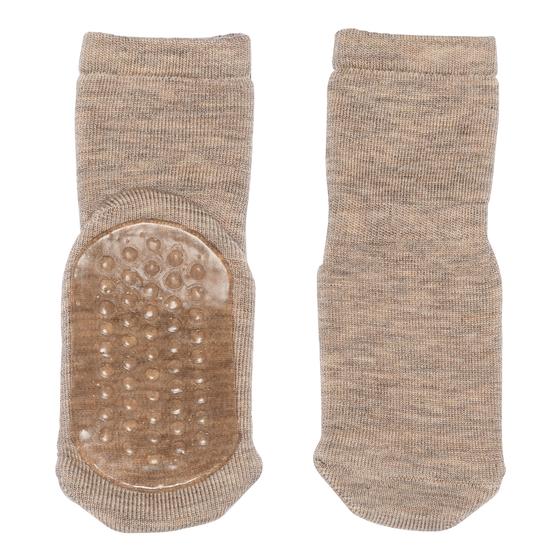 MP Denmark Stoppersocken Merinowolle Light Brown Melange