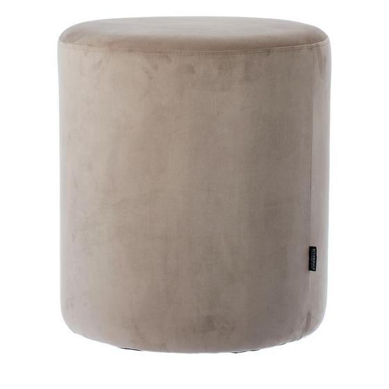 Hocker | Polsterhocker / Pouf Chelsea - hellgrau 