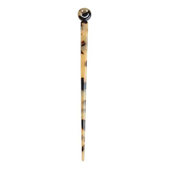 hello love Haar Nadel Smile - tortoise beige - 17cm