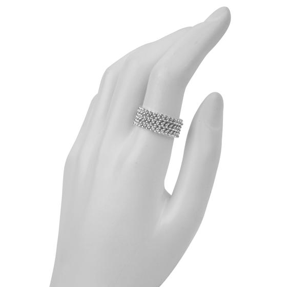 goldmarie Ring TRIPLE CHAIN 925er Silber