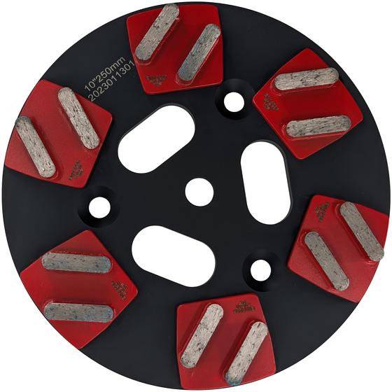 Diamant Schleifscheibe <br> Ø 250 mm passend für Roll Sanierungsfräse <br> für Beton/Epoxid universal 