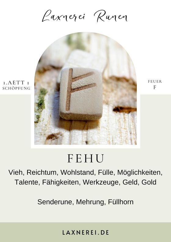 Runenkarten mit Papierrunen