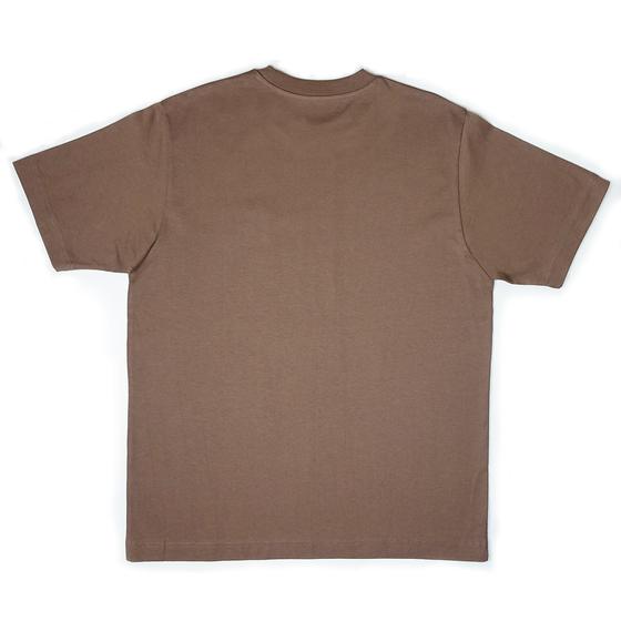 goldmarie OHMMM DIGGA T-Shirt - metallic Look Label - braun - Unisex