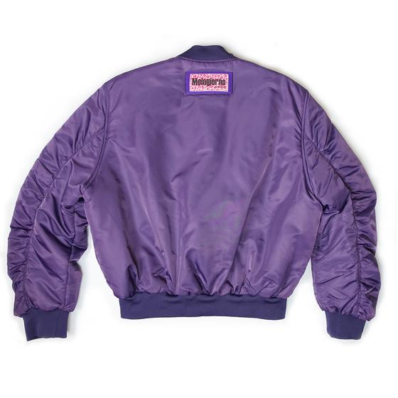 goldmarie Bomberjacke MOINGIORNO - Leo Label - lila 