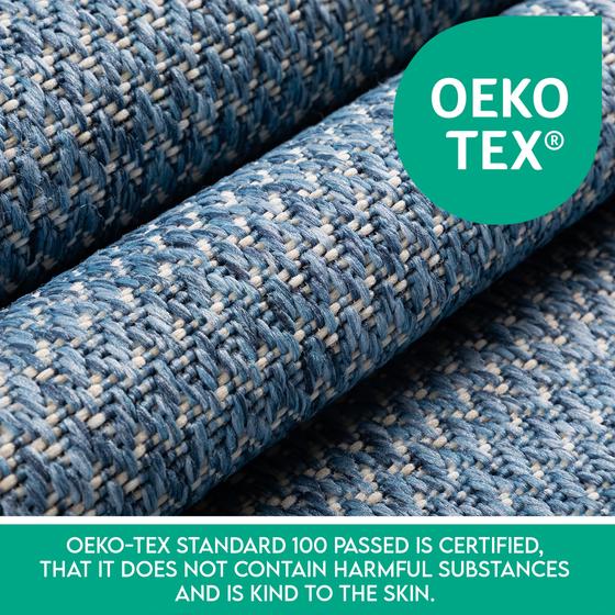 In & Outdoor Teppich Zagora blau/mavi