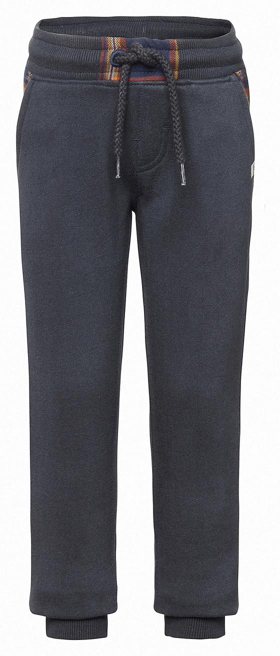 Weich angeraute Sweathose, slimfit, reine Baumwolle