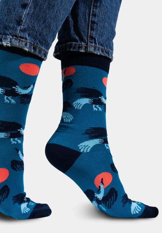 Organic Socken Kranich