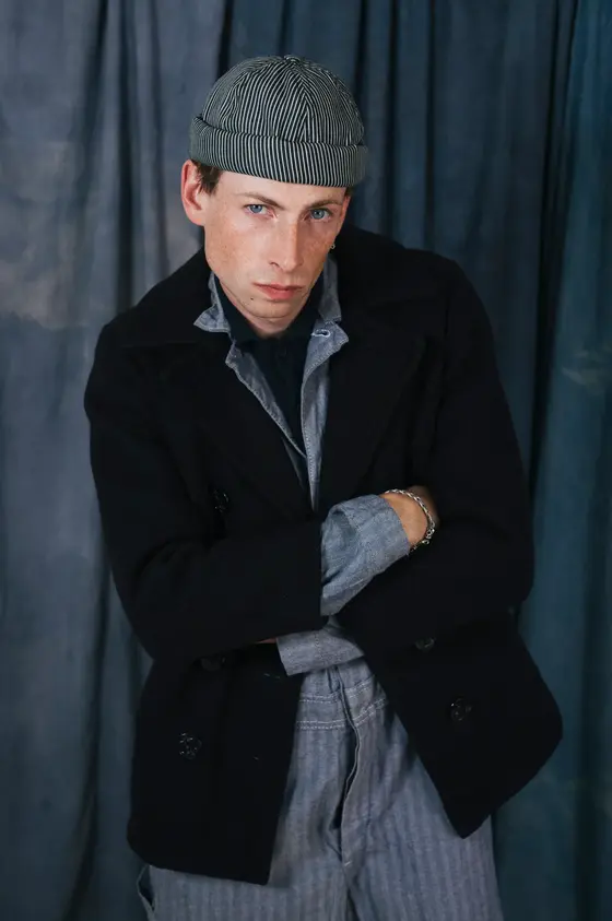 Docker Beanie Black Stripe Oshkosh von Beton Cire