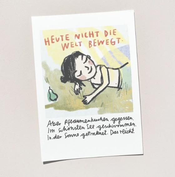 Silke Schmidt Mini Druck Pflaumenkuchen