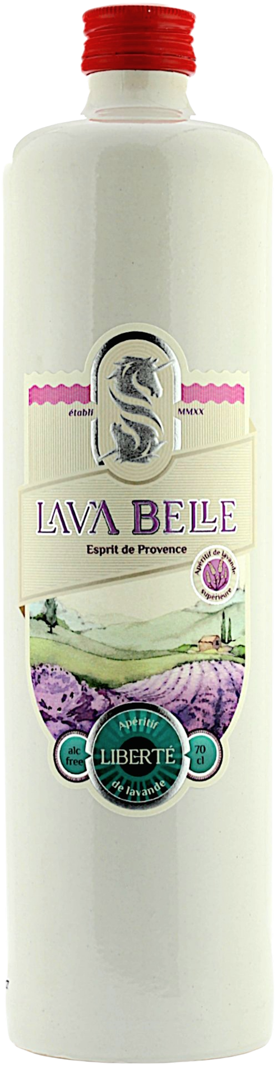 Lav'a Belle Apéritif Liberté alkoholfrei mit Lavendel, Kräutern und Zitrusnoten für alkoholfreie Spritz- und Mocktail-Kreationen.
