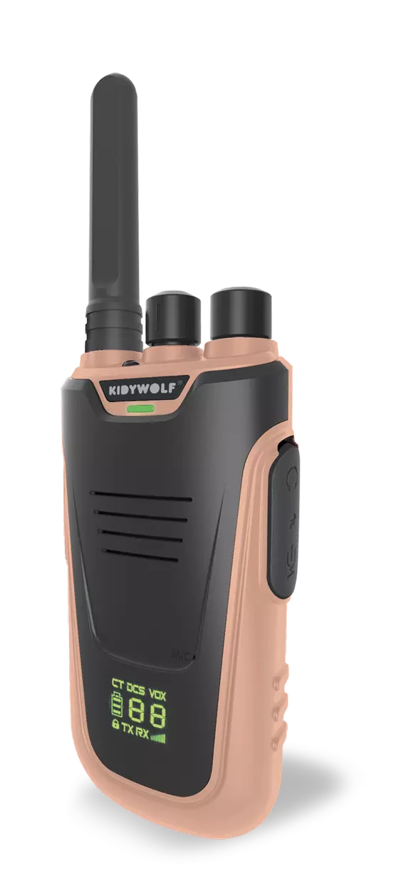 Kidywolf Walkie-Talkies mit Taschenlampe Hellblau Rosa