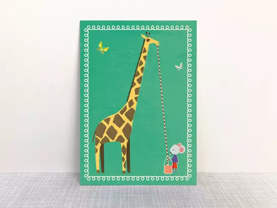 Monimari Postkarte Giraffe