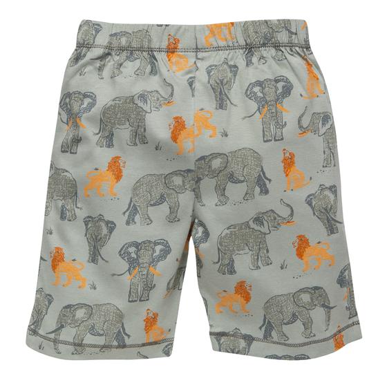 People wear Organic Pyjama Kurz Elefant Basalt