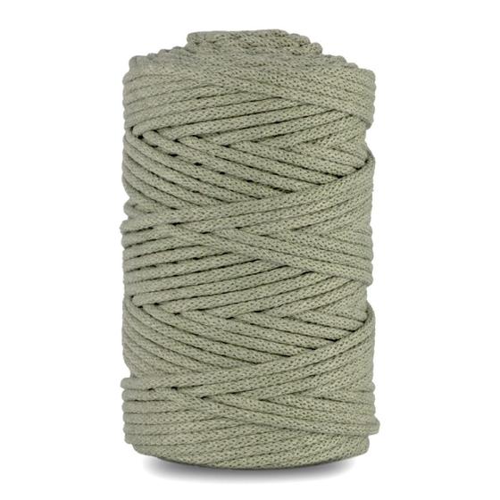 Kordel Baumwolle 5mm uni  - salbeigrün