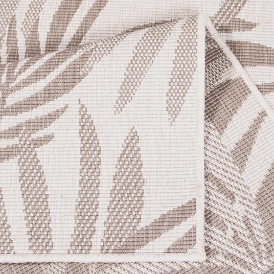 DUO Rug wendbarer Teppich creme braun