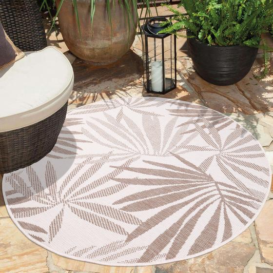 DUO Rug wendbarer Teppich creme braun