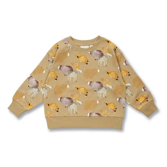 Sense Oragnics Sweatshirt Dari Waldtiere Braun