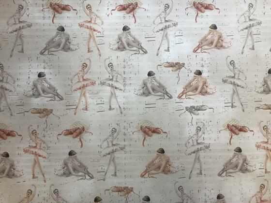 Italienisches Buntpapier - Ballett