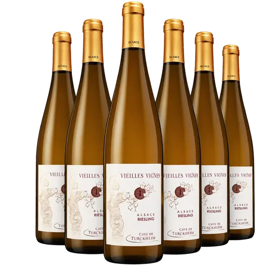 6 Flaschen Cave de Turckheim Riesling Vieilles Vignes aus dem Elsass