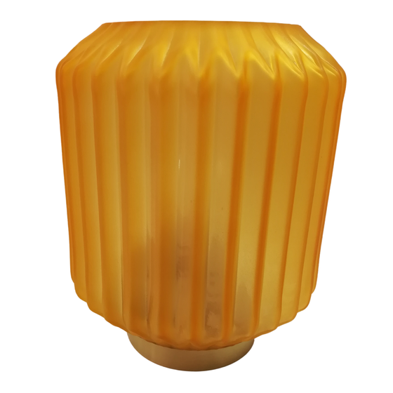 Lampe | Batteriebetriebene LED Tischleuchte IVOT - Matt Ingwer