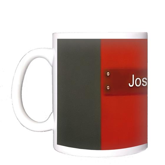 U-Bahn-Tasse München, U-banhhof Josephsburg, Bayerns Landeshauptstadt München, Kaffeetasse, Lieblingstasse, tom baecker, a-point-of-view, Haltestelle, Münchner U-Bahn, Geschenkidee für Münchner, Geschenk für Expats, Abschiedsgeschenk