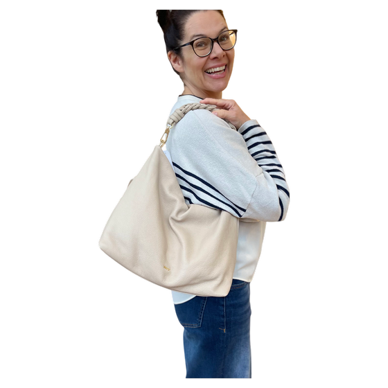 abro SOLEY Hobobag Schultertasche, taupe