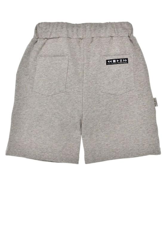 Sweat-Bermuda, grey-melange