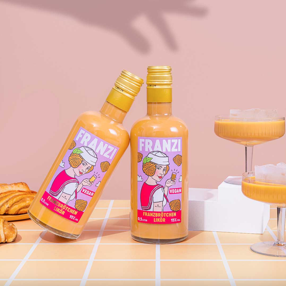 FRANZI Franzbrötchen Likör VEGAN - 500ml 