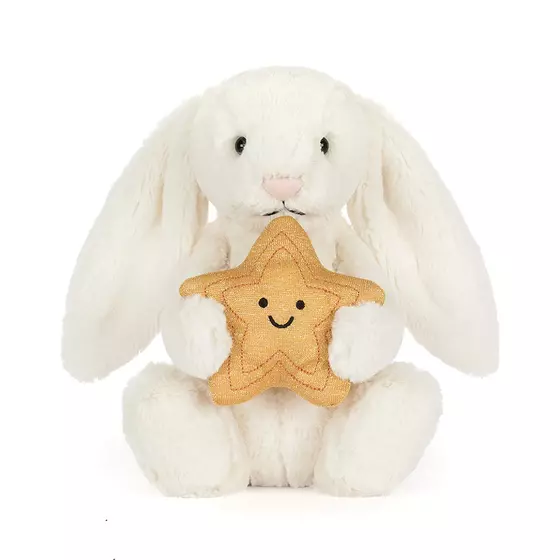 Jellycat Kuscheltier Cream Bunny mit Stern
