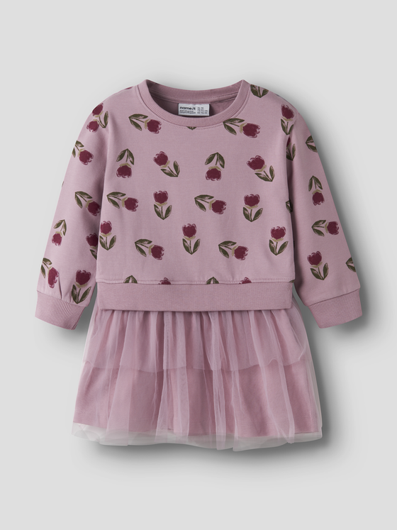 Name It Sweat Dress Tulip Lilac