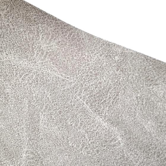 Kunstleder / Taschenleder Vintage Optik -  taupe graubraun  - 1 Stück