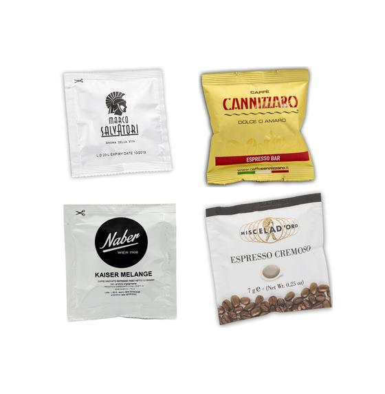 ESE Pads Proben_Schönbergers Kaffeegreissler