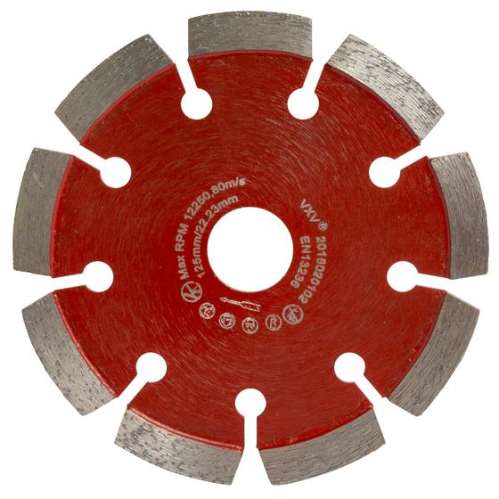 Diamant Mörtelfugenräumer <br> Ø 125 mm <br> Segmentbreite 6 - 10 mm <br> Universelle Anwendung