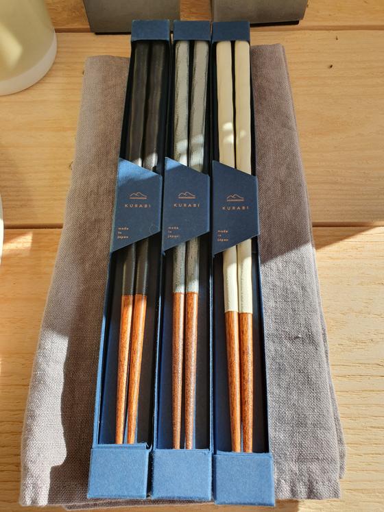 Essstäbchen lackiert, Made in Japan