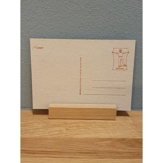 Postkarte in Bleisatz-Buchdruck