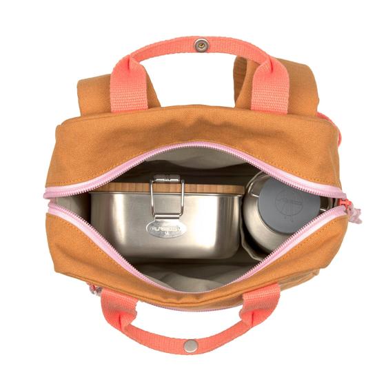 Lässig Kindergartenrucksack Square Little One & Me - Small Karamell