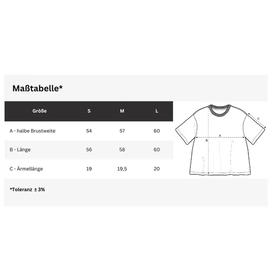 goldmarie LOVE PEACE MOIN T-Shirt Rosi - bubblegum neon rot