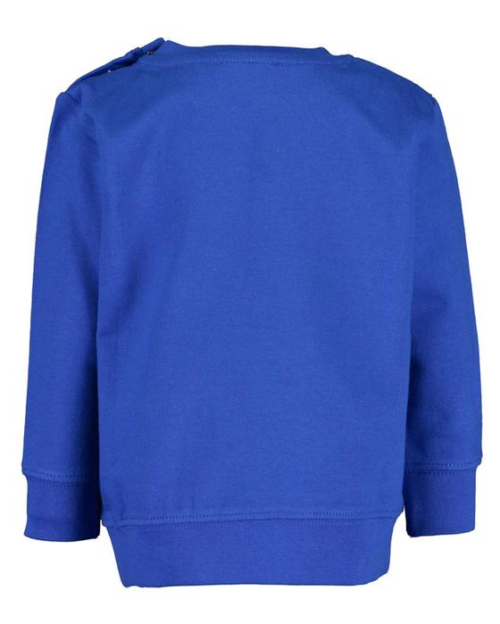 Sweatshirt "Krokodil", Biobaumwolle, royal