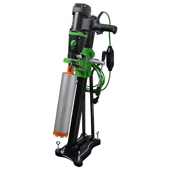 Eibenstock Kernbohreinheit <br> PLE 182 inklusive <br> 3x Diamant Bohrkronen, Wasserdruckbehälter aus Metall & Befestigungsset