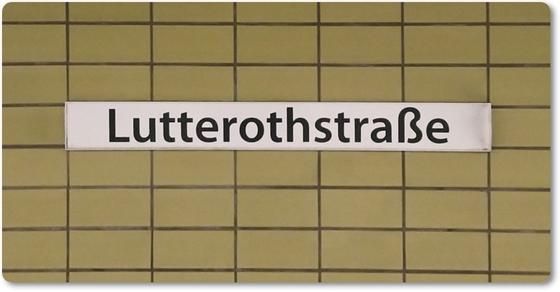 U-Bahn Kühlschrankmagnet U-Bahnhof Lutterothstraße, Hochbahn Linie U2, tom bäcker Geschenkidee Hamburg, Hansestadt, Eimsbüttel, Lokstedt, Else-Rauch-Platz