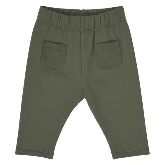 Müsli by Green Cotton Baby Cozy Me Sweat Pocket Pants Deep Green