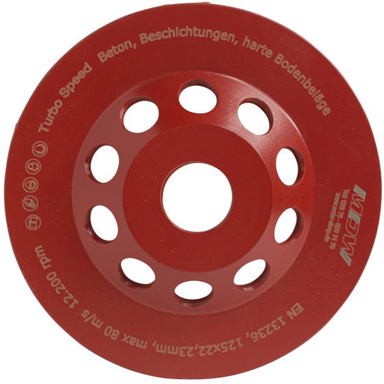 Diamant Schleifteller <br> Turbo Speed <br> Ø 125 / 180 mm <br> Beschichtungen, Fliesenkleber