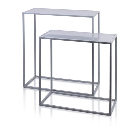 Tisch | 2er Set Konsolentische CEDRIC - grau