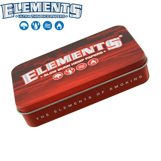 Metalldose, Elements® Red, leicht geöffnet