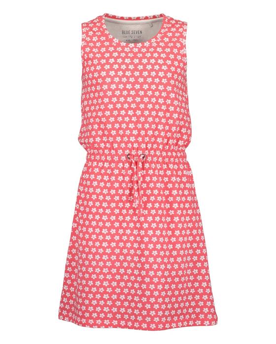 Jerseykleid mit Blumendruck, azalee