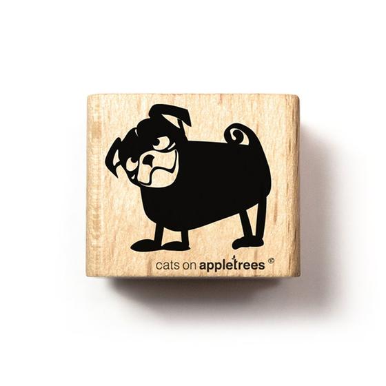 Cats on Appletrees Stempel Mops Amadeus